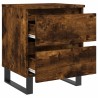 Table de chevet chêne fumé 40x35x50 cm bois d’ingénierie 629179629179