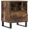 Table de chevet chêne fumé 40x35x50 cm bois d’ingénierie 629180629180