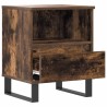 Table de chevet chêne fumé 40x35x50 cm bois d’ingénierie 629180629180