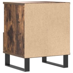 Table de chevet chêne fumé 40x35x50 cm bois d’ingénierie 629180629180