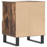 Table de chevet chêne fumé 40x35x50 cm bois d’ingénierie 629180629180