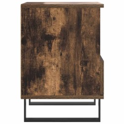 Table de chevet chêne fumé 40x35x50 cm bois d’ingénierie 629180629180