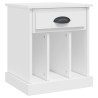 Table de chevet blanc 43x36x50 cm 629181629181