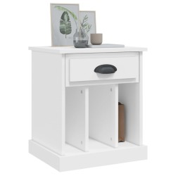 Table de chevet blanc 43x36x50 cm 629181629181