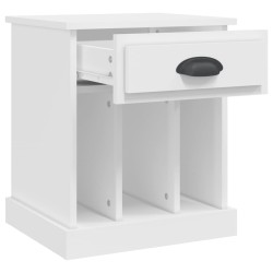 Table de chevet blanc 43x36x50 cm 629181629181