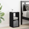 Table de chevet 2 pcs Chêne noir 25,5 x 22 x 49,5 cm 629182629182