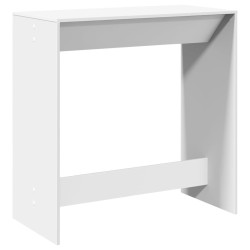 Table de bar blanc 102x50x103,5 cm bois d'ingénierie 629183629183