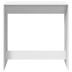 Table de bar blanc 102x50x103,5 cm bois d'ingénierie 629183629183