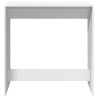 Table de bar blanc 102x50x103,5 cm bois d'ingénierie 629183629183