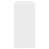 Table de bar blanc 102x50x103,5 cm bois d'ingénierie 629183629183
