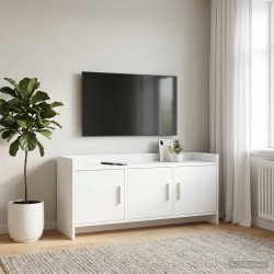 Meuble TV 102 x 33 x 47 cm Blanc Bois d'ingénierie 629187629187