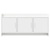 Meuble TV 102 x 33 x 47 cm Blanc Bois d'ingénierie 629187629187