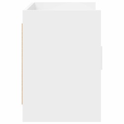 Meuble TV 102 x 33 x 47 cm Blanc Bois d'ingénierie 629187629187