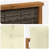 Sofa de milieu extérieur Bois d'Acacia Massif Naturel 629189629189