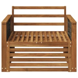 Sofa de milieu extérieur Bois d'Acacia Massif Naturel 629190629190
