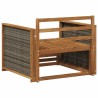 Sofa de milieu extérieur Bois d'Acacia Massif Naturel 629190629190