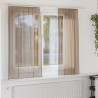 Rideaux en voile à œillets 2 pcs marron clair 629195629195