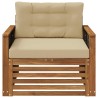 Sofa de milieu extérieur Naturel 629197629197