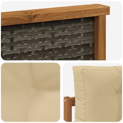 Sofa de milieu extérieur Naturel 629197629197