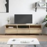 Meuble TV chêne sonoma 150x30x44,5 cm bois d'ingénierie 629199629199