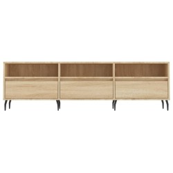 Meuble TV chêne sonoma 150x30x44,5 cm bois d'ingénierie 629199629199