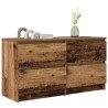 Meuble TV vieux bois 100x35x54 cm bois d'ingénierie 629200629200
