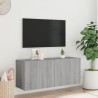 Meuble TV mural sonoma gris 100x30x41 cm 629201629201