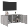 Meuble TV mural sonoma gris 100x30x41 cm 629201629201