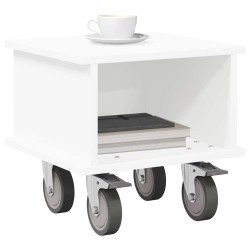 Meuble TV Blanc 37 x 35 x 35 cm Bois d'ingénierie 629206629206