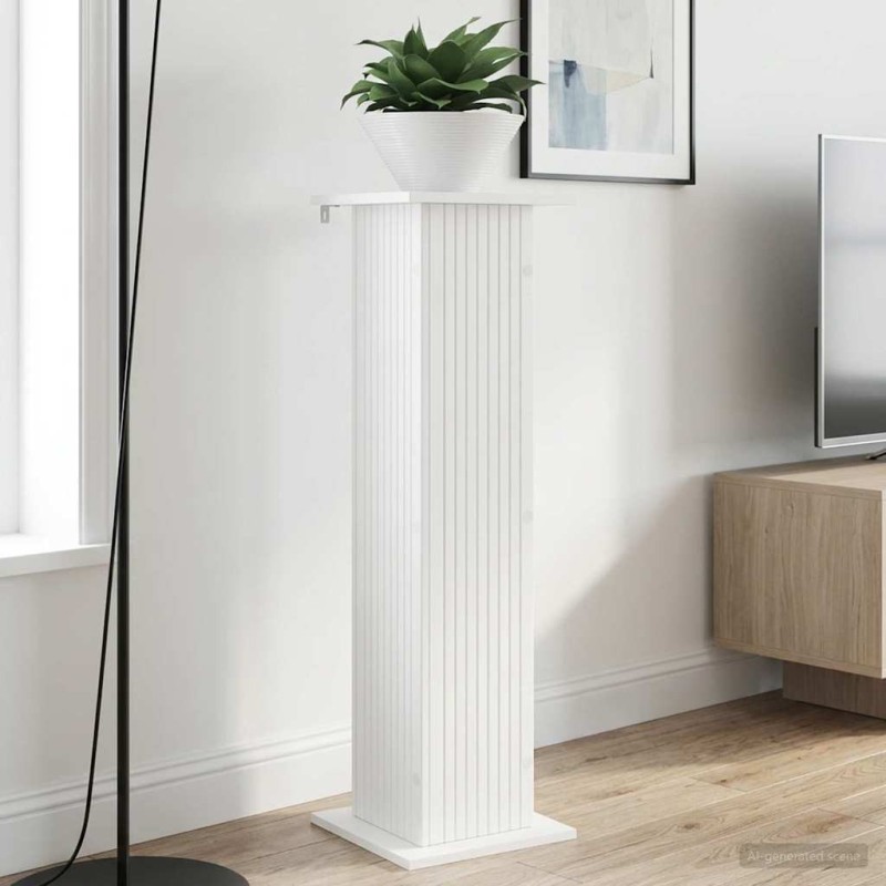 Support de Plante 2 pcs Blanc 30,5 x 30 x 100,5 cm 629211629211
