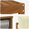 Ensemble de canapés d'extérieur 5 pcs Naturel et Crème 629232629232