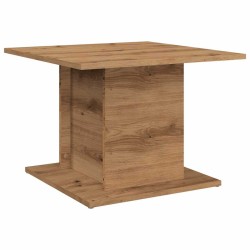 Table basse chêne artisanal 55,5x55,5x40 cm bois d'ingénierie 629235629235