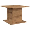 Table basse chêne artisanal 55,5x55,5x40 cm bois d'ingénierie 629235629235