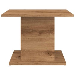 Table basse chêne artisanal 55,5x55,5x40 cm bois d'ingénierie 629235629235