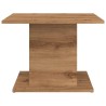Table basse chêne artisanal 55,5x55,5x40 cm bois d'ingénierie 629235629235
