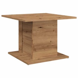 Table basse chêne artisanal 55,5x55,5x40 cm bois d'ingénierie 629235629235