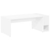 Table basse Blanc 101,5 x 50 x 37 cm Bois d'ingénierie 629237629237