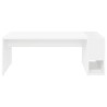 Table basse Blanc 101,5 x 50 x 37 cm Bois d'ingénierie 629237629237