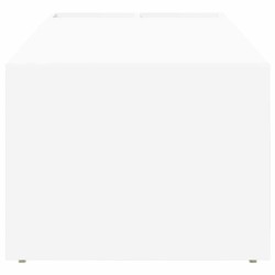 Table basse Blanc 101,5 x 50 x 37 cm Bois d'ingénierie 629237629237