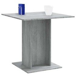 Table à dîner Sonoma gris 80x80x75 cm Bois d'ingénierie 629240629240