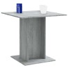 Table à dîner Sonoma gris 80x80x75 cm Bois d'ingénierie 629240629240