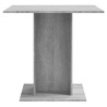 Table à dîner Sonoma gris 80x80x75 cm Bois d'ingénierie 629240629240