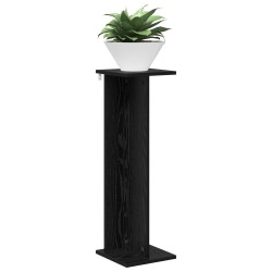 Support de Plante 2 pcs Chêne Noir 25 x 25,5 x 80,5 cm 629241629241
