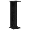 Support de Plante 2 pcs Chêne Noir 25 x 25,5 x 80,5 cm 629241629241