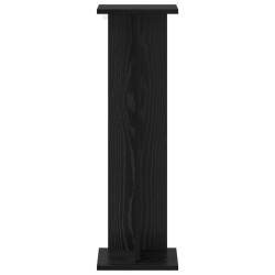 Support de Plante 2 pcs Chêne Noir 25 x 25,5 x 80,5 cm 629241629241