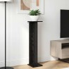 Support de Plante 2 pcs Chêne Noir 25 x 25,5 x 100,5 cm 629242629242