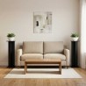 Support de Plante 2 pcs Chêne Noir 25 x 25,5 x 100,5 cm 629242629242