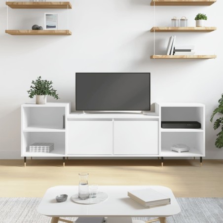 Meuble TV Blanc 160x35x55 cm Bois d'ingénierie 629255629255
