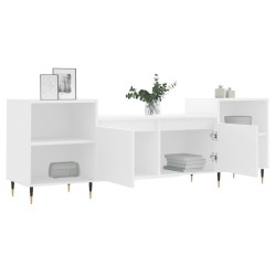 Meuble TV Blanc 160x35x55 cm Bois d'ingénierie 629255629255