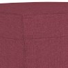 Repose-pied Rouge bordeaux 60x50x41 cm Tissu 629256629256
